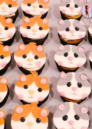 Cupcakes animales cobayas