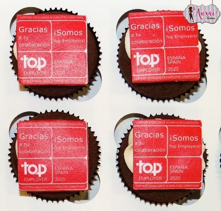 Cupcakes con logo TOP empresa
