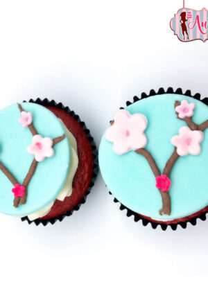 Cupcakes flor de cerezo