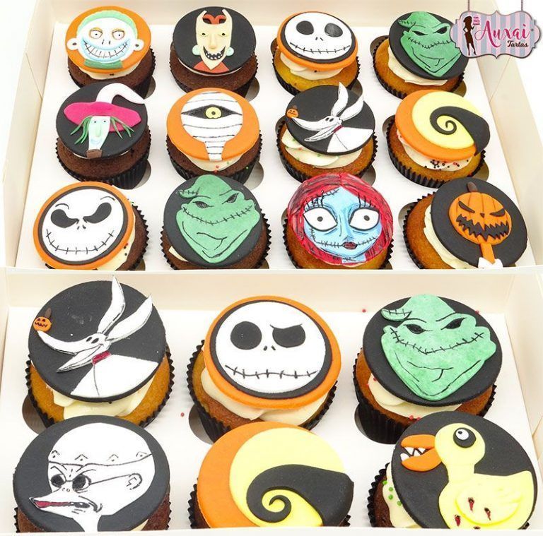 Cupcakes de Halloween 2D