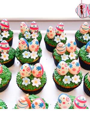 Cupcakes huevos de pascua