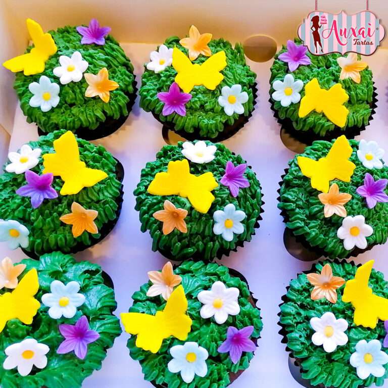 Cupcakes primavera