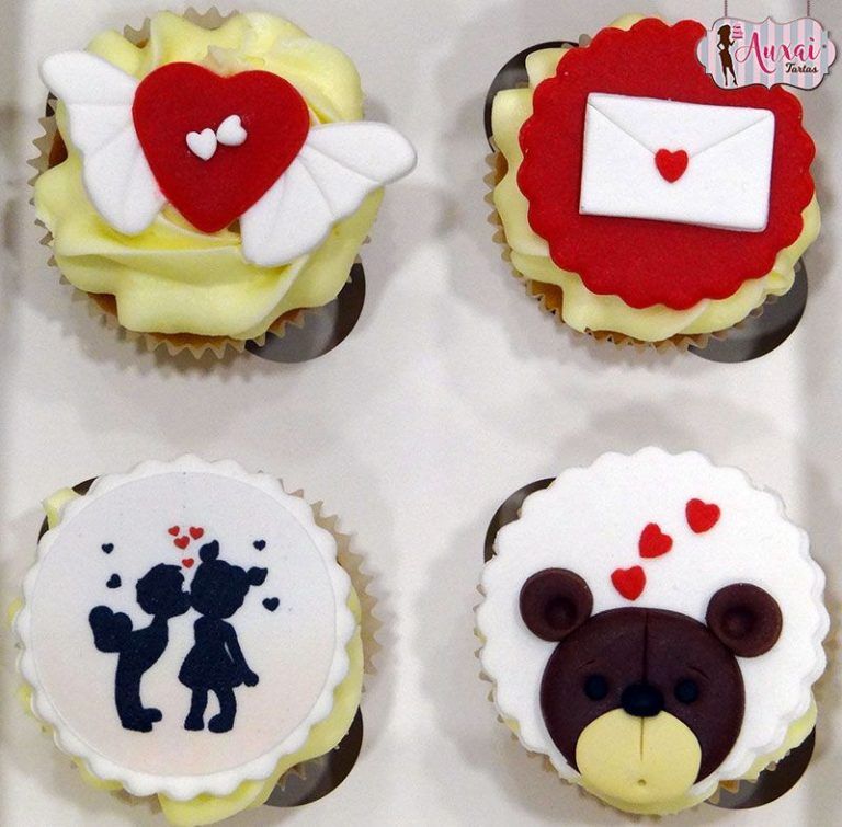 Cupcakes de San Valentín para enamorados