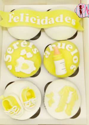 Cupcakes "seréis abuelos"