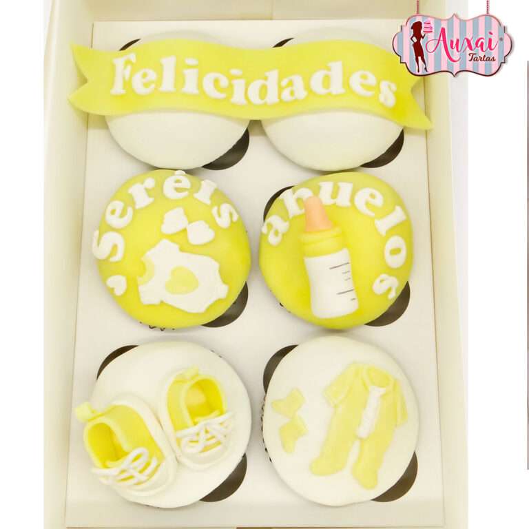 Cupcakes "seréis abuelos"