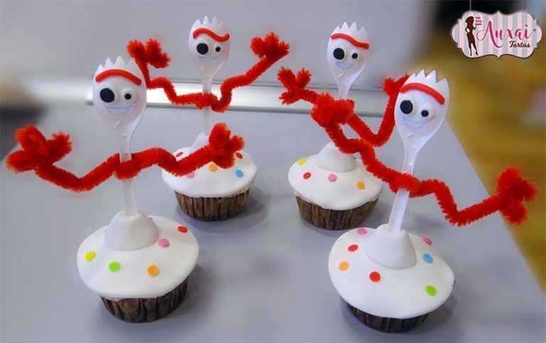 Cupcakes Disney tenedor Toy Story