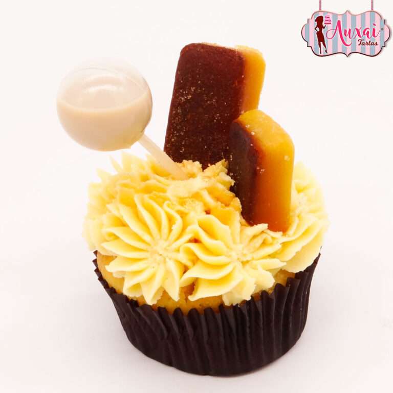 Cupcakes navidad con turrón