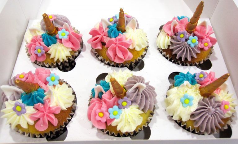 Cupcakes unicornio