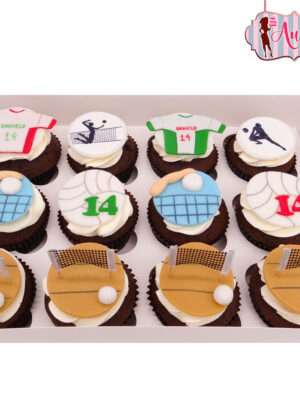 Cupcakes voleibol
