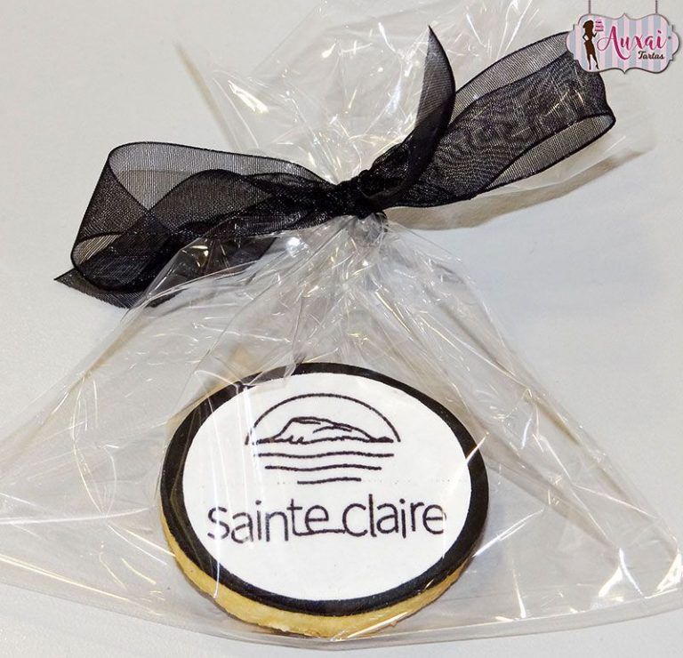 Mini galletas con logo de empresa