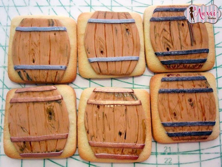 Galletas barril de vino