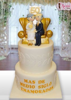 Tarta 50 aniversario de boda