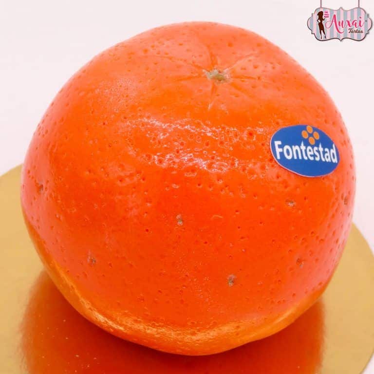 Tarta Hiperrealista Trampantojo Mandarina