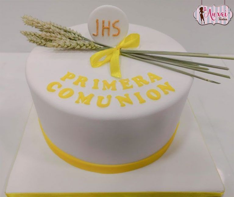 Tarta Primera Comunión espigas