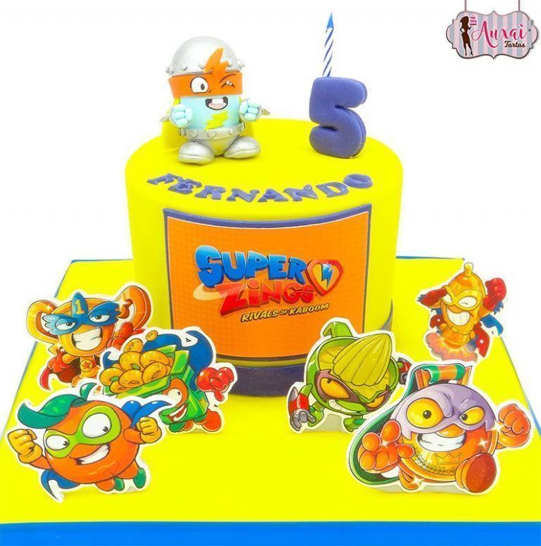 Tarta Infantil Personajes Superzings