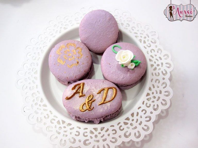 Macarons lila