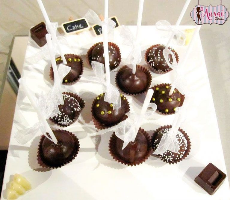 Cakepops chocolate negro