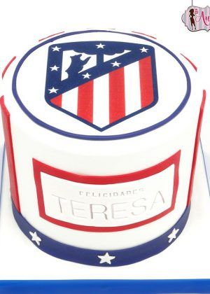 Tarta fútbol Atlético de Madrid
