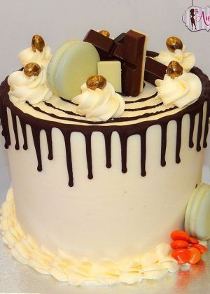 Tarta Drip cake espiral