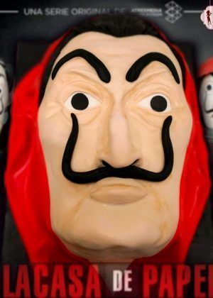 Tarta careta La Casa de Papel