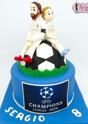 Tarta fútbol Champions League