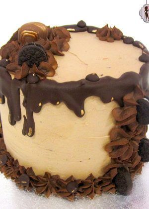Tarta Drip cake mini oreos