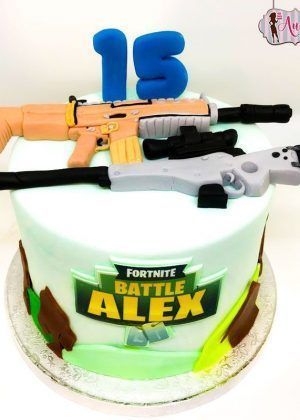 Tarta Fortnite armas