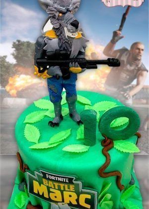 Tarta Fortnite Hombre Lobo