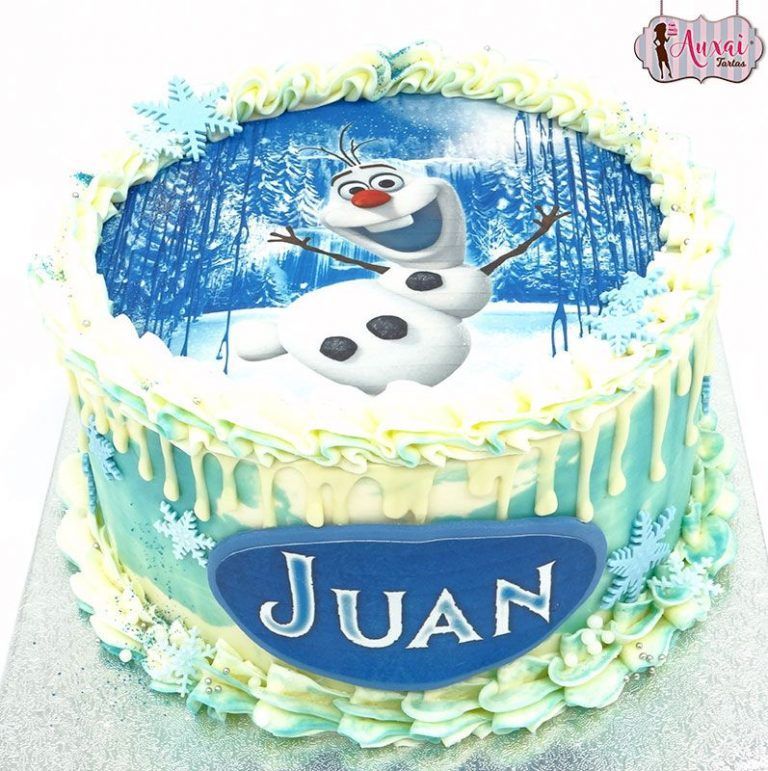 Tarta de Frozen con Olaf