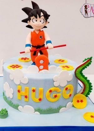 Tarta goku dragon ball
