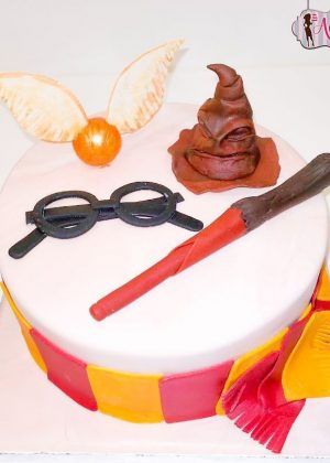 Tarta Harry Potter 5 elementos