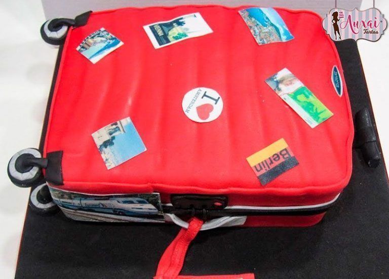 Tarta maleta Samsonite