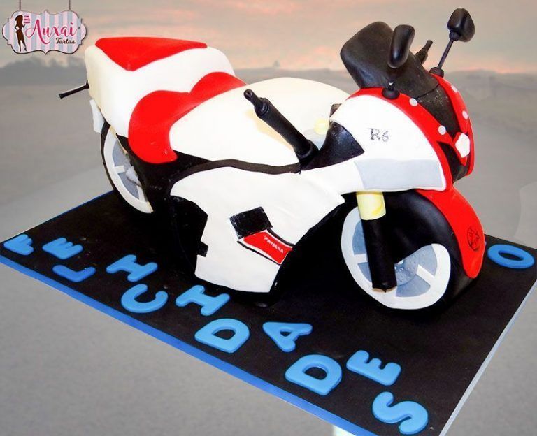 Tarta moto 3D