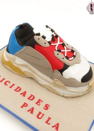 Tarta zapatilla Balenciaga 3D