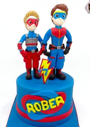 Tarta Henry Danger y Capitán Man