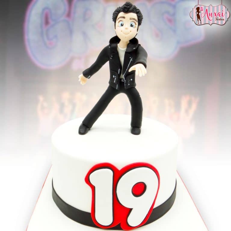 Tarta Musical Grease y Travolta
