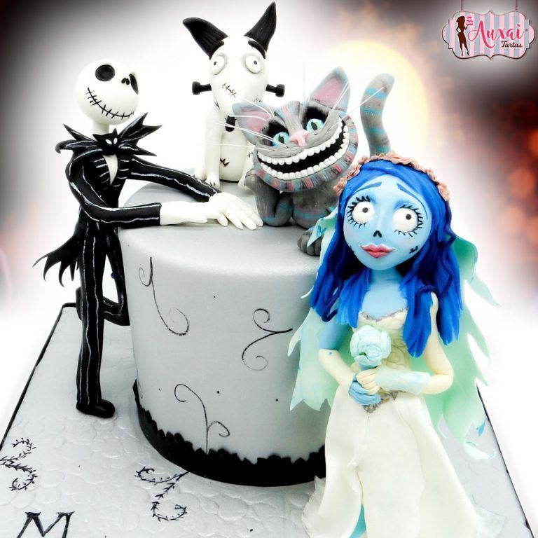 Tarta personalizada personajes de Tim Burton