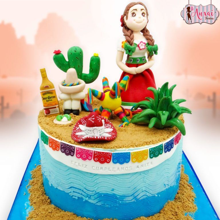 Tarta de México y mexicana tradicional