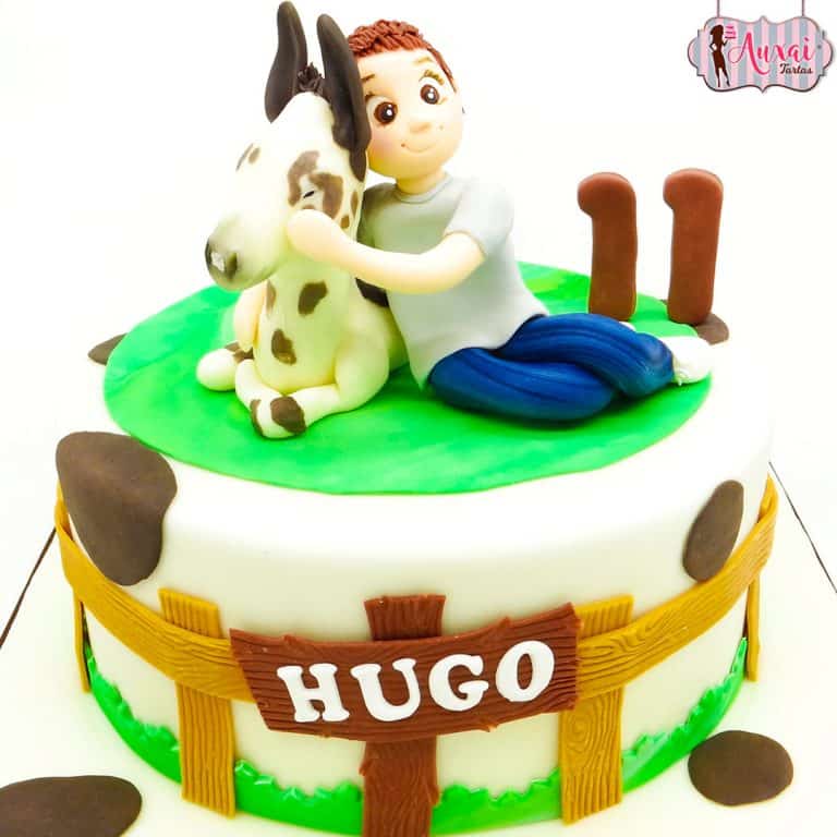 Tarta Burro y Niño en el Prado