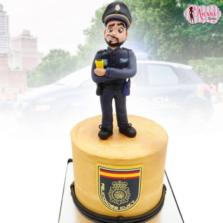Tarta Policía Nacional en Uniforme