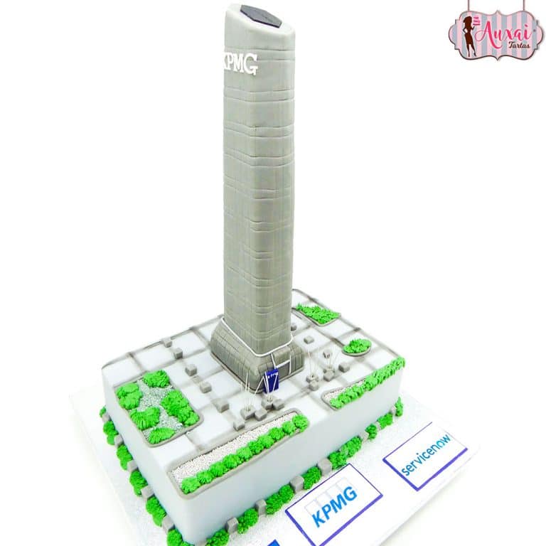 Tarta de empresa Torre de Cristal