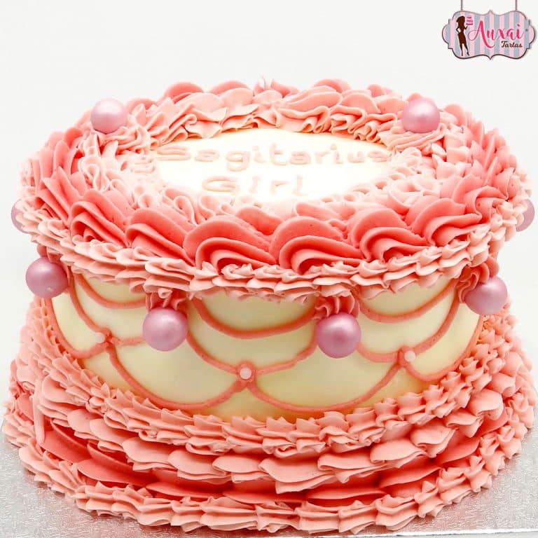 Tarta Butter Vintage rosa