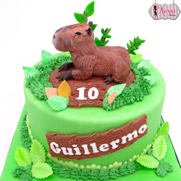 Tarta infantil personalizada Capibara