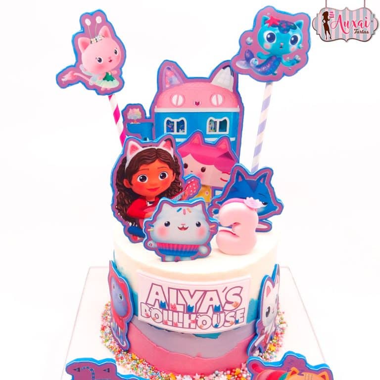 Tarta personalizada infantil Gabby's Dollhouse