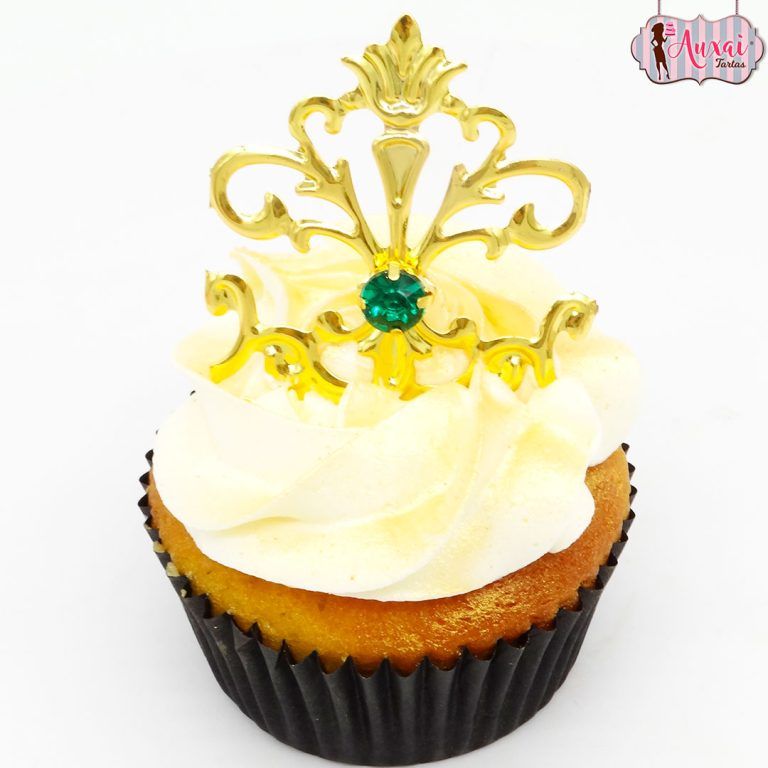 Cupcake personalizado corona de Princesa