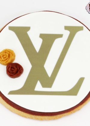 Galleta personalizada Louis Vuitton