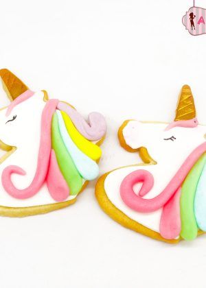 Galletas personalizadas infantiles de unicornio
