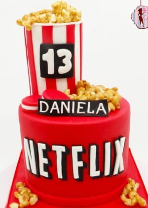 Tarta personalizada Netflix y películas