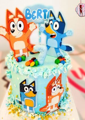 Tarta personalizada infantil Bluey