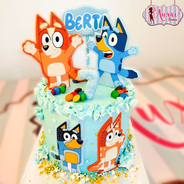 Tarta personalizada infantil Bluey
